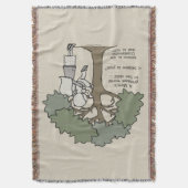 母の言葉もっとも偉大 スローブランケット (正面縦)