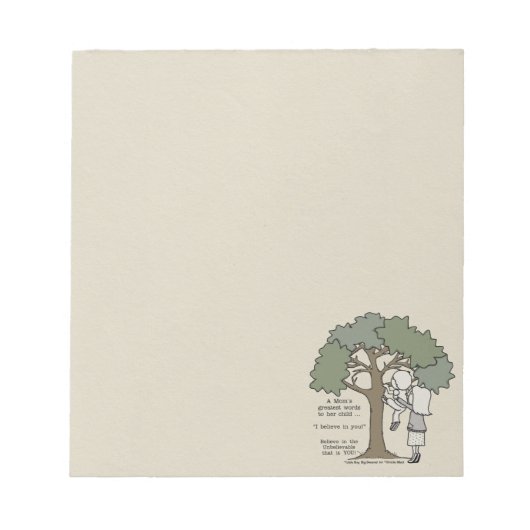 母の言葉もっとも偉大 ノートパッド (正面)