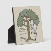 母の言葉もっとも偉大 フォトプラーク (正面)