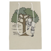 母の言葉もっとも偉大 ミディアムペーパーバッグ (正面)