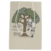 母の言葉もっとも偉大 ミディアムペーパーバッグ (裏面)