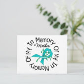 母の記憶に残る卵巣がん ポストカード (スタンド正面)