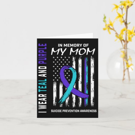 母の記憶 自殺予防を願って カード (黄色い花)