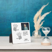 母の詩ハンドプリント学校の初日 フォトプラーク (インサイチュ)