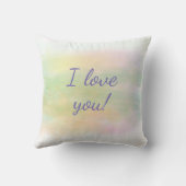 母の詩パステルウォーターカラー クッション (裏面)