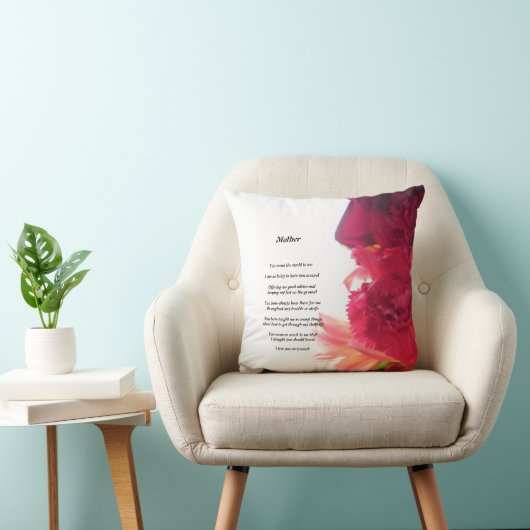 母の詩パターン枕 クッション (椅子)
