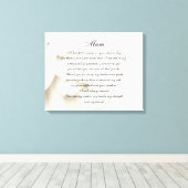 母の詩 キャンバスプリント (インサイチュ (ウッドフロア))