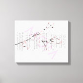 母の詩 キャンバスプリント (正面)