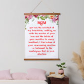 母の詩 吊り下げ型タペストリー (寝室)