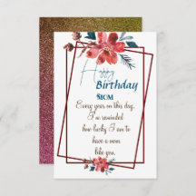 母の誕生日あいさつフローラ