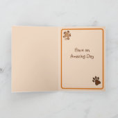 母の誕生日は犬から カード (内部)