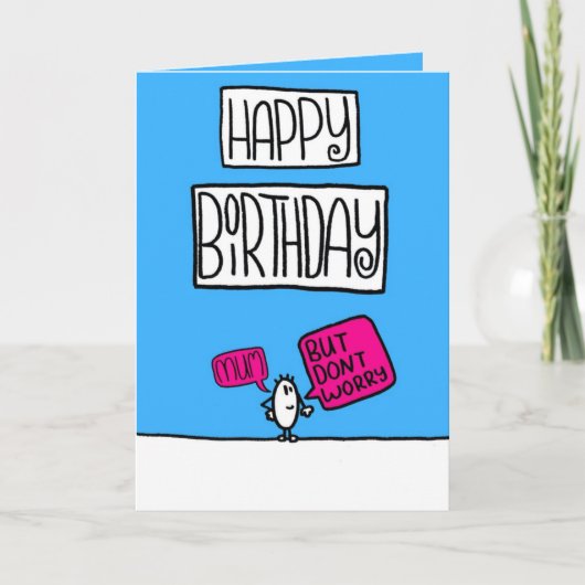 母の誕生日カード カード (正面)