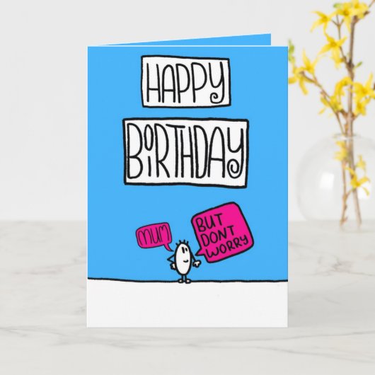 母の誕生日カード カード (黄色い花)