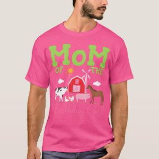 母の誕生日ファームアニマル音楽ギフト Tシャツ