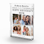 母の誕生日フォトコラージュ フォトブロック (右)