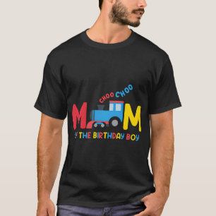 母の誕生日少年Choo Choo Train家族 Tシャツ