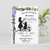 母の誕生日招待状 招待状 (スタンド正面)