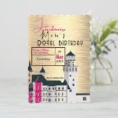 母の誕生日王室の招待状 招待状 (スタンド正面)