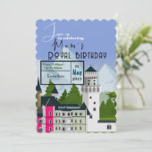母の誕生日王室の招待状 招待状 (スタンド正面)
