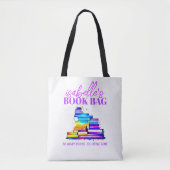 母の誕生日読の本好きパーソナライズされたの トートバッグ (正面)