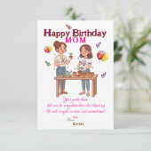 母の誕生日 カード (スタンド正面)