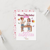 母の誕生日 カード (正面/裏面インサイチュ)