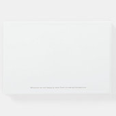 母の賛美ビーズはボーホカラフルを羽 ゲストブック (裏面)