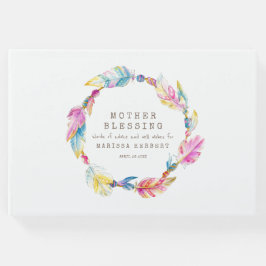 母の賛美ビーズはボーホカラフルを羽 ゲストブック