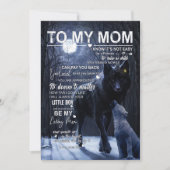 母の贈り物 |私の母に息子から愛する手紙 シーズンカード (正面)