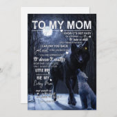 母の贈り物 |私の母に息子から愛する手紙 シーズンカード (正面/裏面)