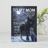 母の贈り物 |私の母に息子から愛する手紙 シーズンカード (スタンド正面)