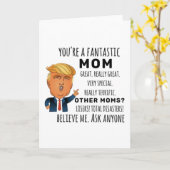 母の贈最高のり物 カード (黄色い花)