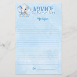 母の赤ちゃんシャワーゲームのための象のアドバイス