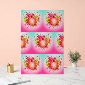 母の輝く喜びのハート アクリルサイン (ウェディング)