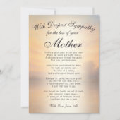 母の追悼碑 カード (正面)