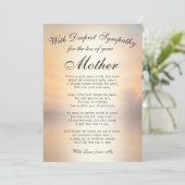 母の追悼碑 カード (スタンド正面)