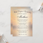 母の追悼碑 カード (正面/裏面インサイチュ)