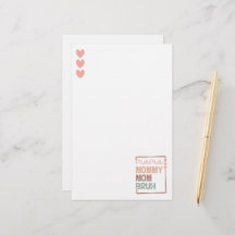 母の進化：ママからブルシュへ