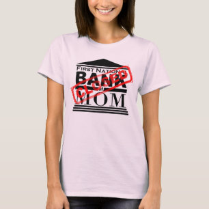 母の銀行 – Tシャツを閉じた状態 Tシャツ