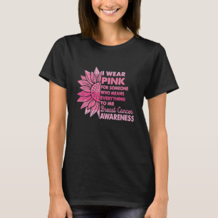 母の闘病を支える ピンクリボンTシャツ Tシャツ