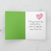 母の雑草の女の子 カード (内部)