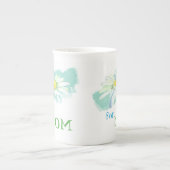 母の骨の中国マグのためのデイジー ボーンチャイナマグカップ (正面)