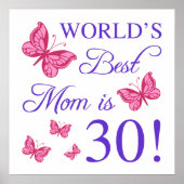 母の30歳の誕生日 ポスター (正面)