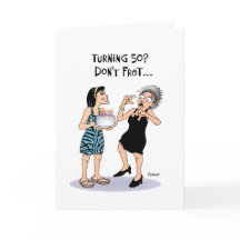 母の50番目の誕生日カード