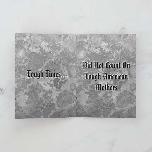 母の5 x 7カード カード (内部)