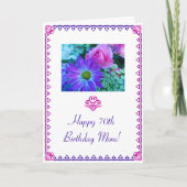 母の70誕生日 カード (正面)