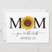 母はあなたは母親最高のの日パーソナライズされた カード (正面)