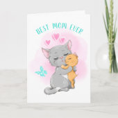 母はがきお母最高のさん今まで幸せな母の日 カード (正面)