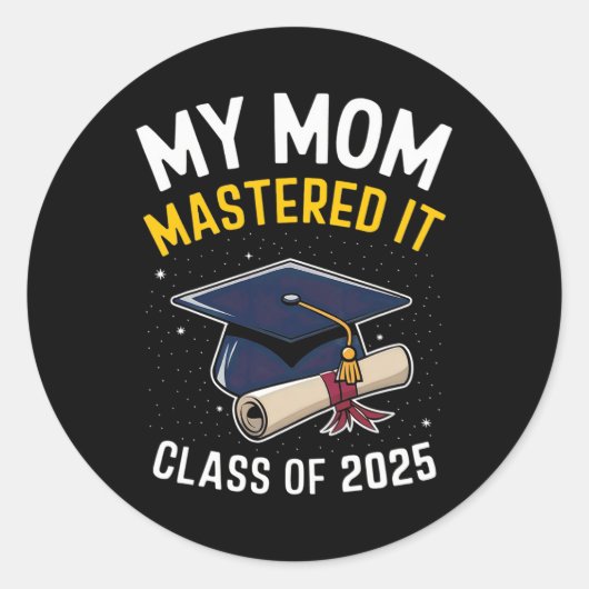 母はそれをマスター2025年の学位Clマスター ラウンドシール (正面)