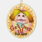 母はそれを乗り越えるカスタム セラミックオーナメント (左)